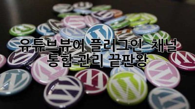 유튜브뷰어 플러그인 🎬 채널 통합 관리 끝판왕 👑